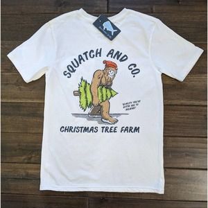 Bigfoot Sasquatch Christmas Tree Southern Lure T Shirt New Size S Small